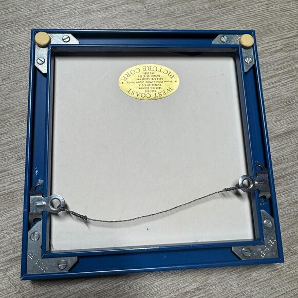 Frank Whipple AP Hand Signed Print Framed "Art Appreciation" 7x7 - Picture 2 of 6